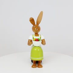 Easter Bunny Girl with Bowl