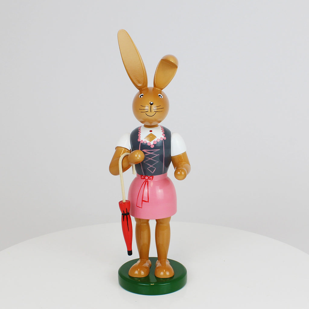 Small Easter Bunny Girl in Dirndl
