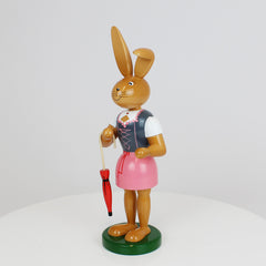 Small Easter Bunny Girl in Dirndl