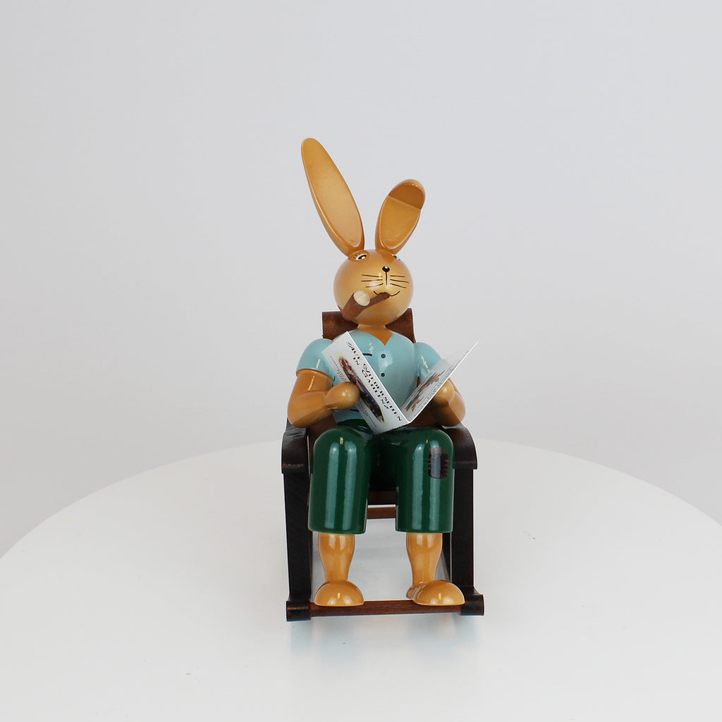 Easter Bunny in Rocking Chair
