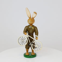 Easter Bunny with Bicycle