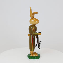 Easter Bunny with Bicycle
