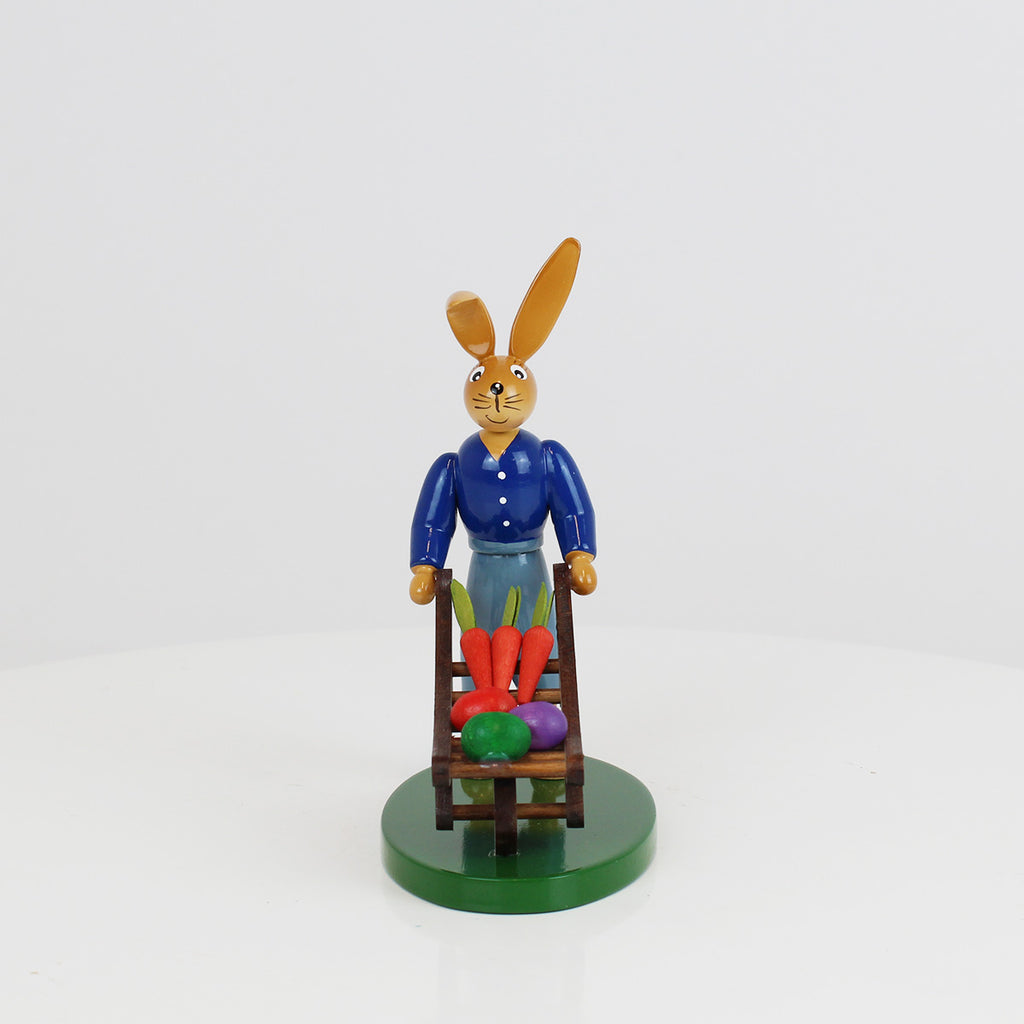 Easter Bunny with Handcart
