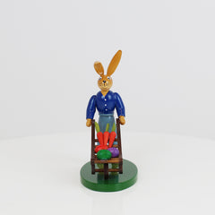 Easter Bunny with Handcart
