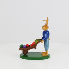 Easter Bunny with Handcart