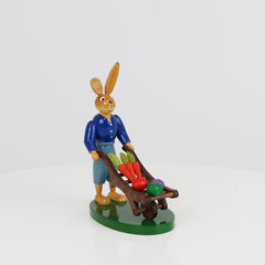 Easter Bunny with Handcart