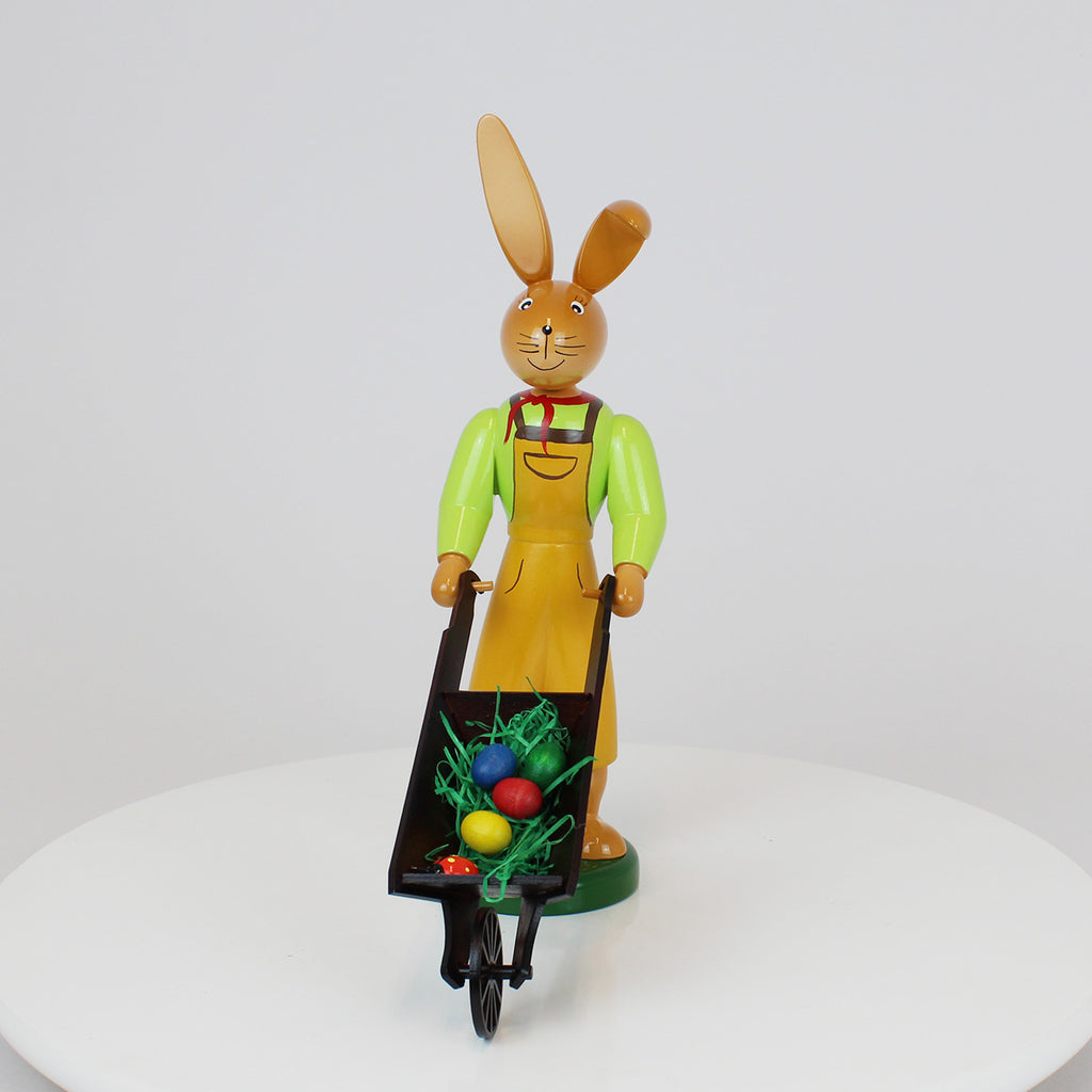 Easter Bunny with Wheelbarrow