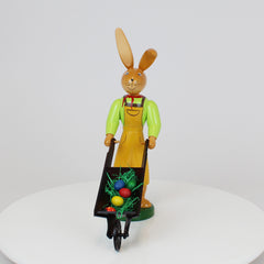 Easter Bunny with Wheelbarrow