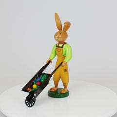 Easter Bunny with Wheelbarrow