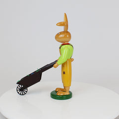 Easter Bunny with Wheelbarrow