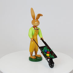 Easter Bunny with Wheelbarrow