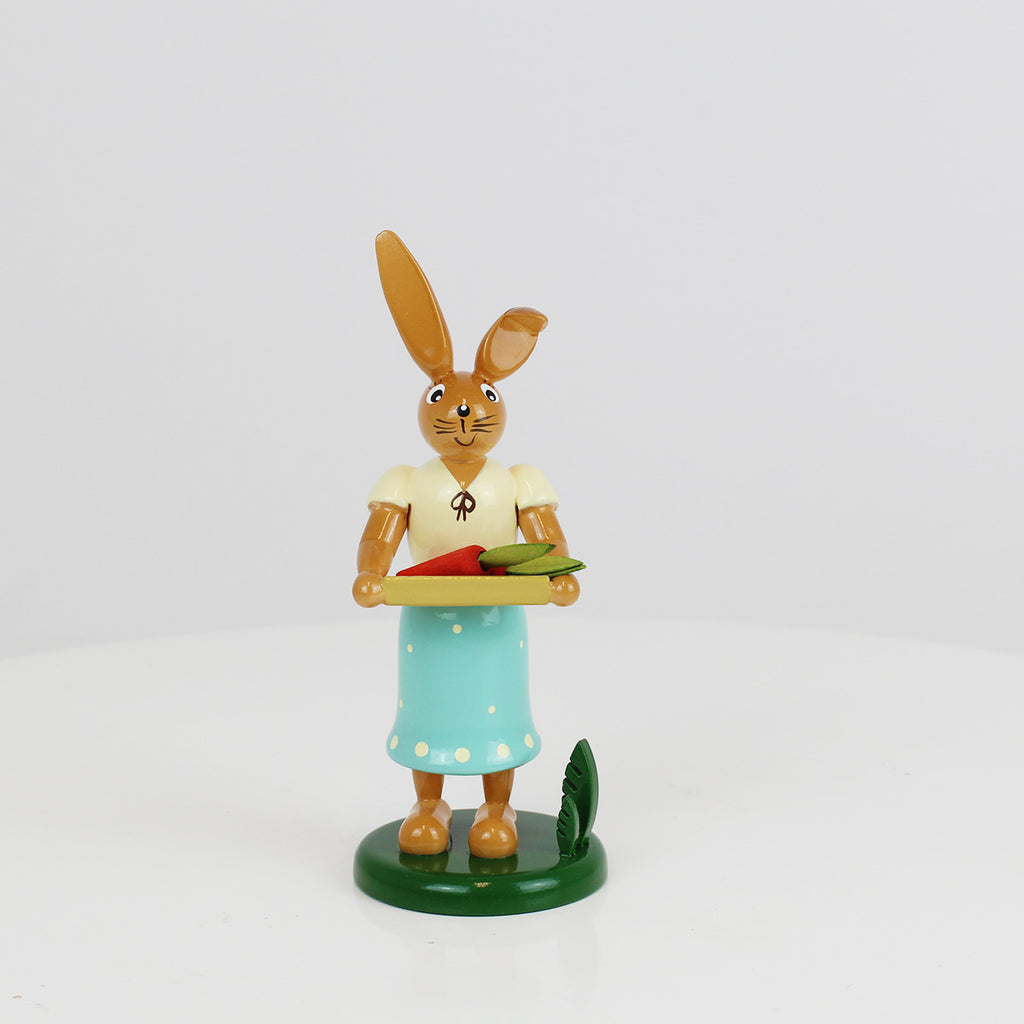 Easter Bunny Girl with Tray