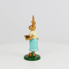 Easter Bunny Girl with Tray