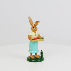 Easter Bunny Girl with Tray