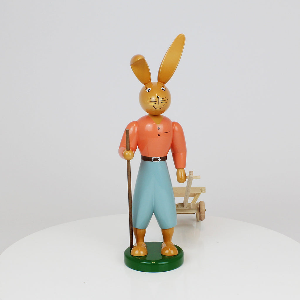 Easter Bunny with Handcart