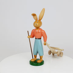 Easter Bunny with Handcart