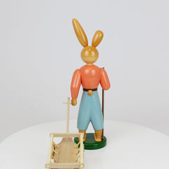 Easter Bunny with Handcart