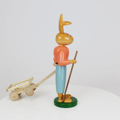Easter Bunny with Handcart