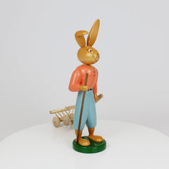 Easter Bunny with Handcart