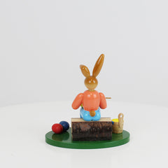 Seated Easter Bunny Painter
