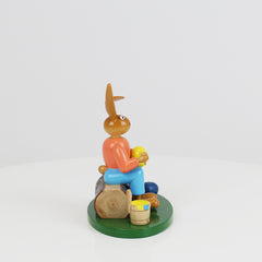Seated Easter Bunny Painter