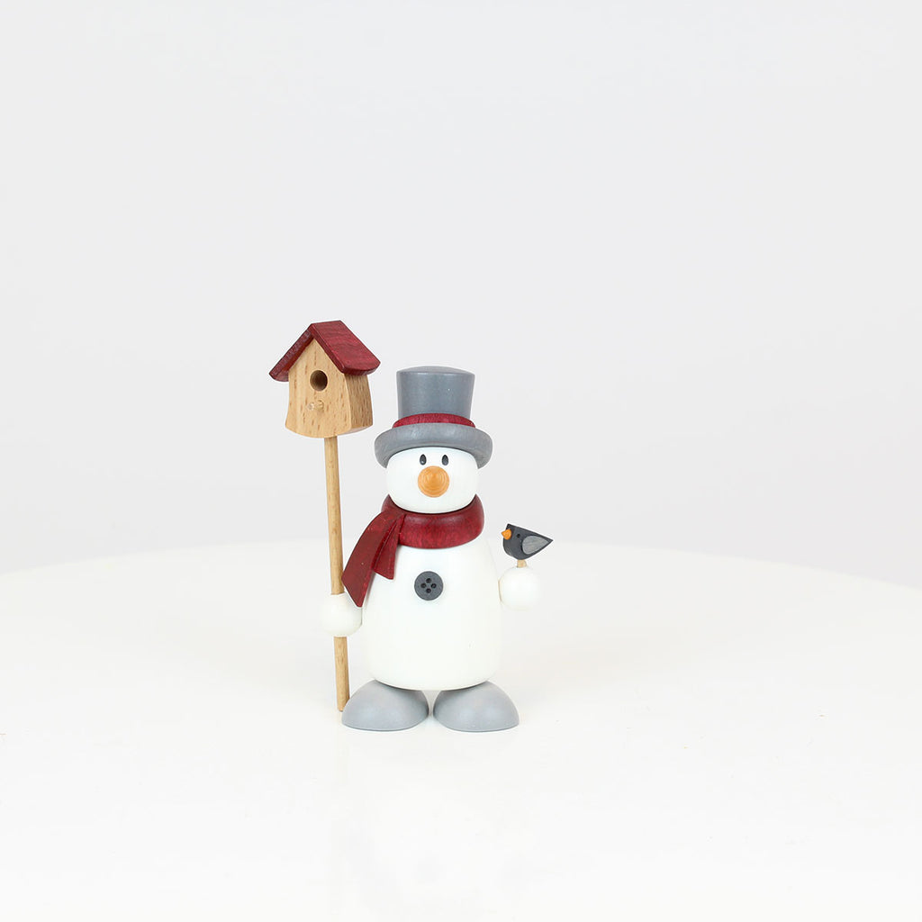Fritz the Snowman with Birdhouse
