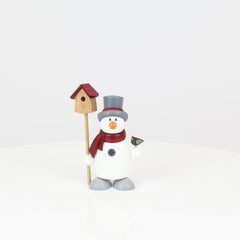 Fritz the Snowman with Birdhouse