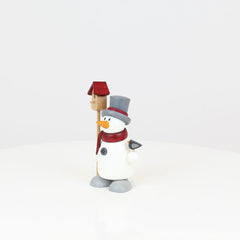 Fritz the Snowman with Birdhouse