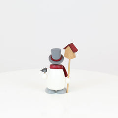 Fritz the Snowman with Birdhouse
