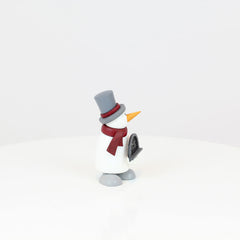 Snowman Fritz with Arch Candle Holder