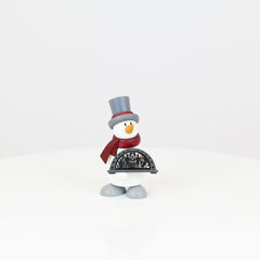 Snowman Fritz with Arch Candle Holder