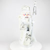 Cozy Silver Bell Santa