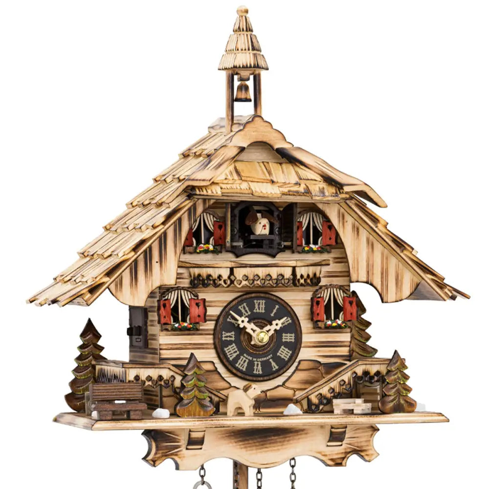 Black Forest House Quartz Cuckoo Clock Natural – Official Black Forest House Quartz Cuckoo Clock Natural – Official