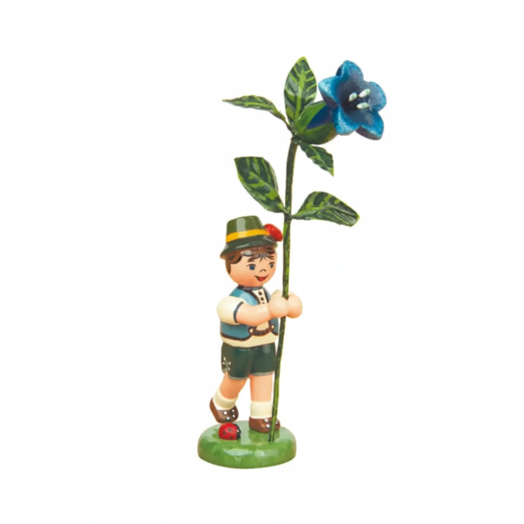 Flower Child Boy with Gentian