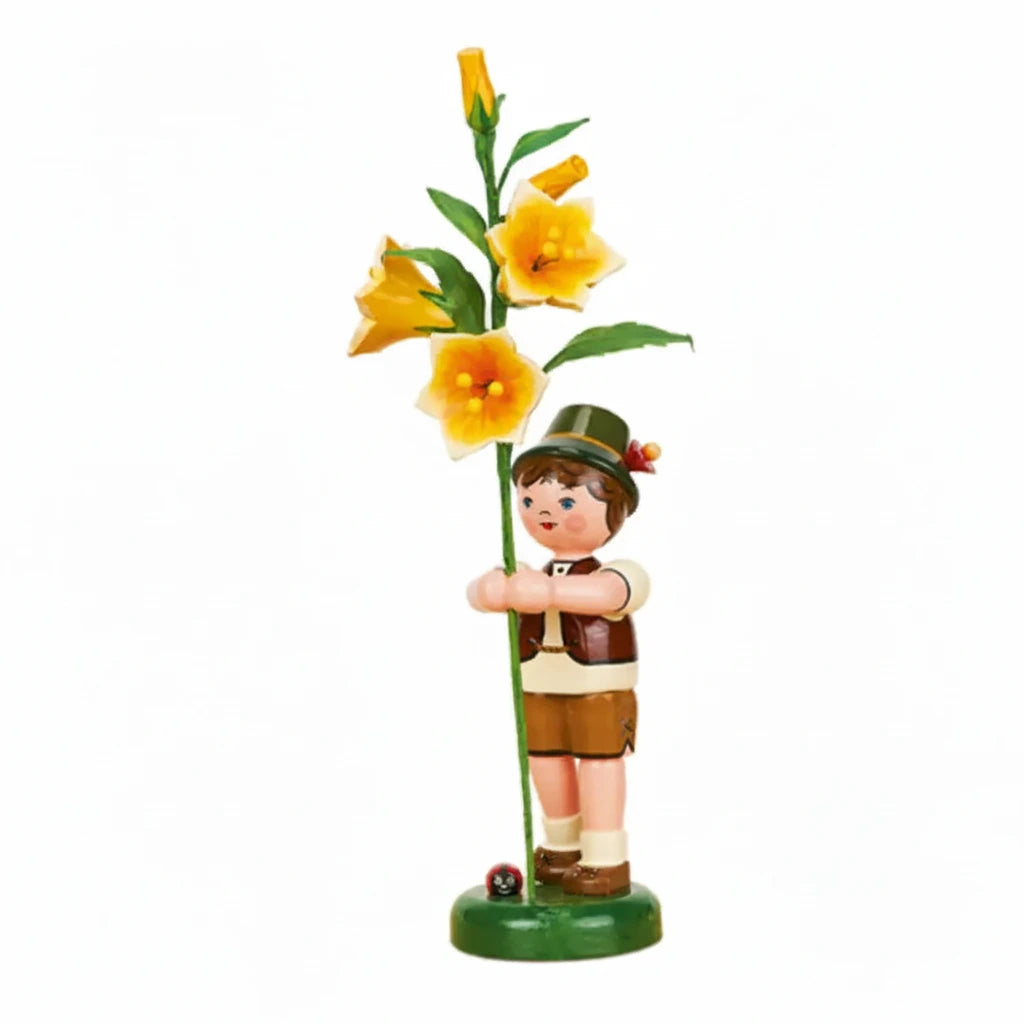 Flower Child Boy with Lily