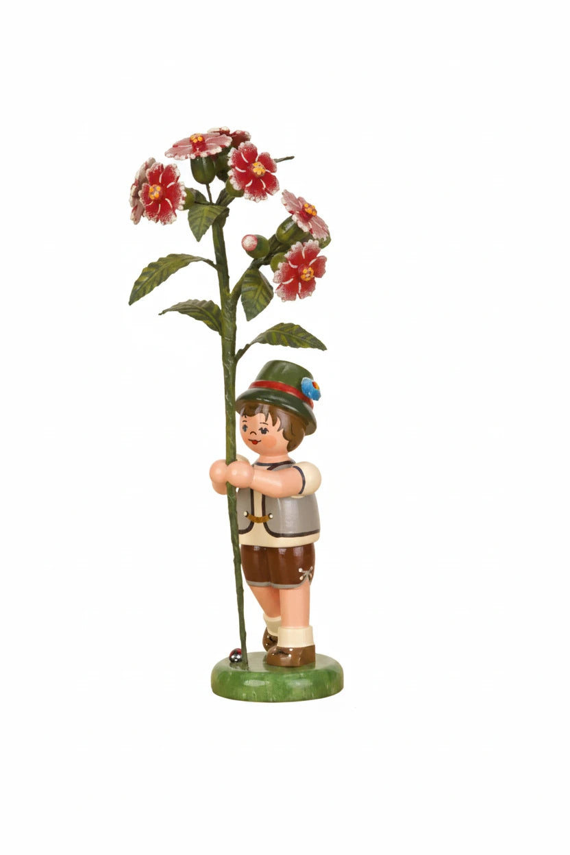 Flower Child Boy with Sweet William