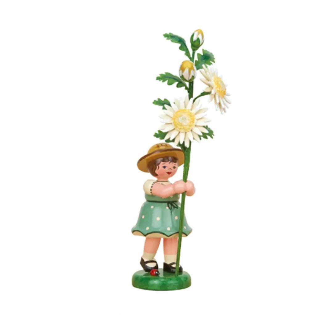 Flower Child Girl with Alpine Daisy