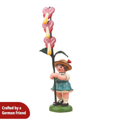 Flower Child Girl with Bleeding Heart