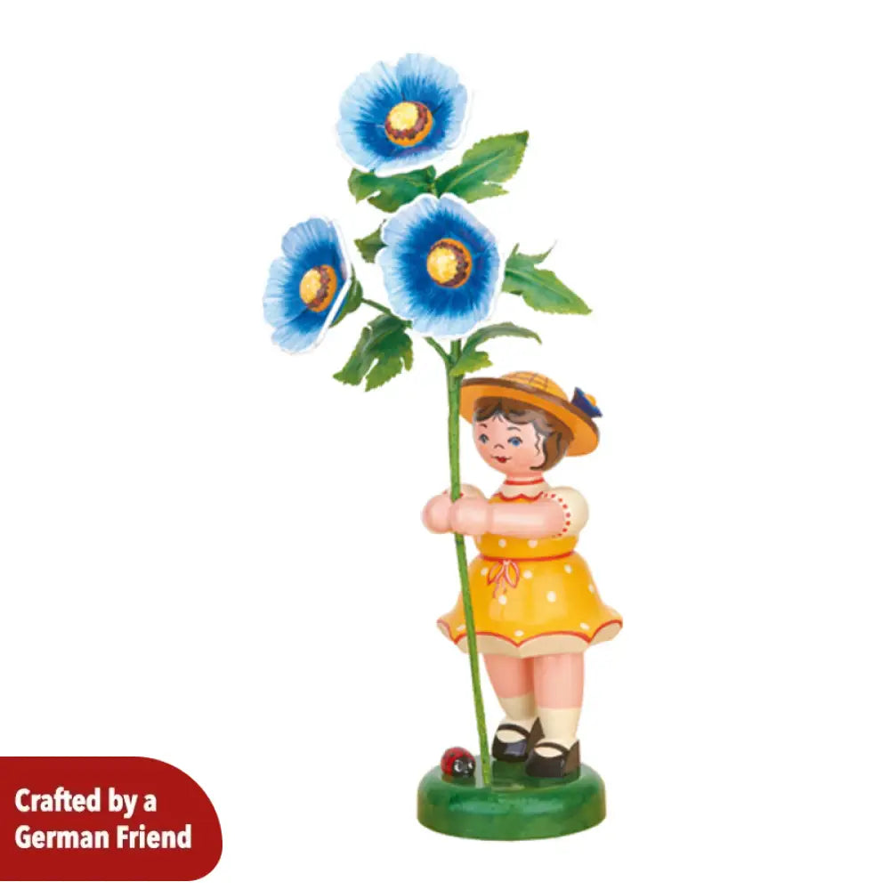 Flower Child Girl with Mallow