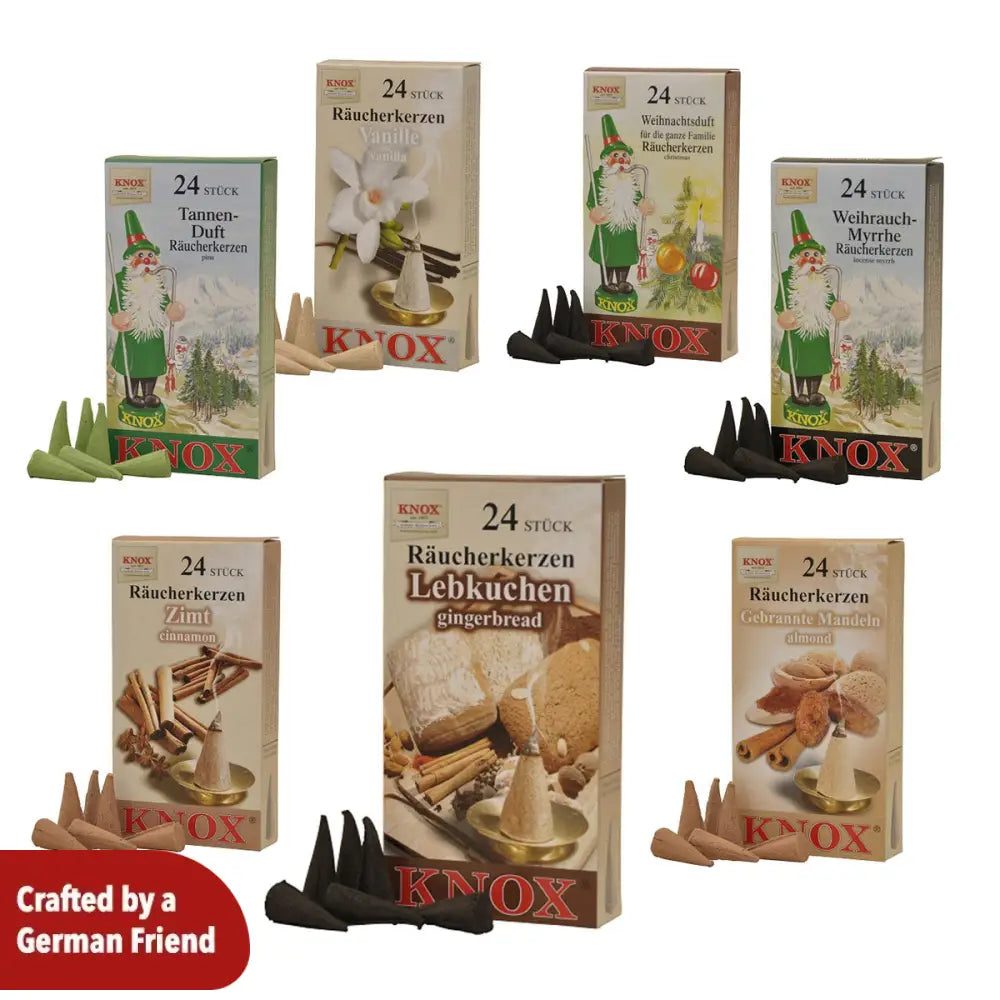 Incense Cones Set (7 delightful fragrances)