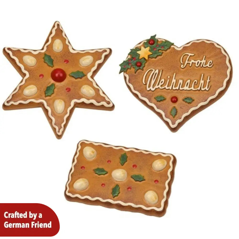 Magnetic Pin ’Gingerbread’ Set