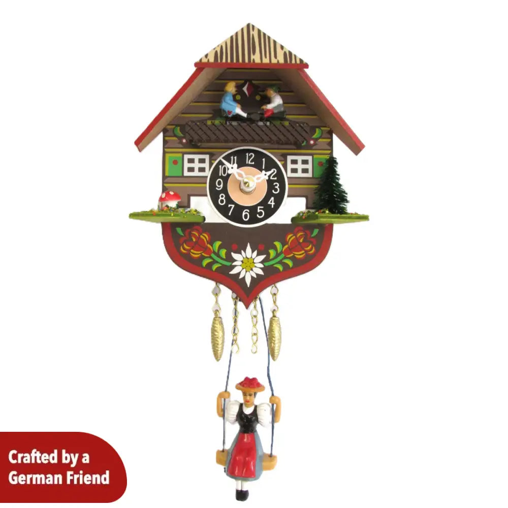 Miniature Black Forest Swing Clock