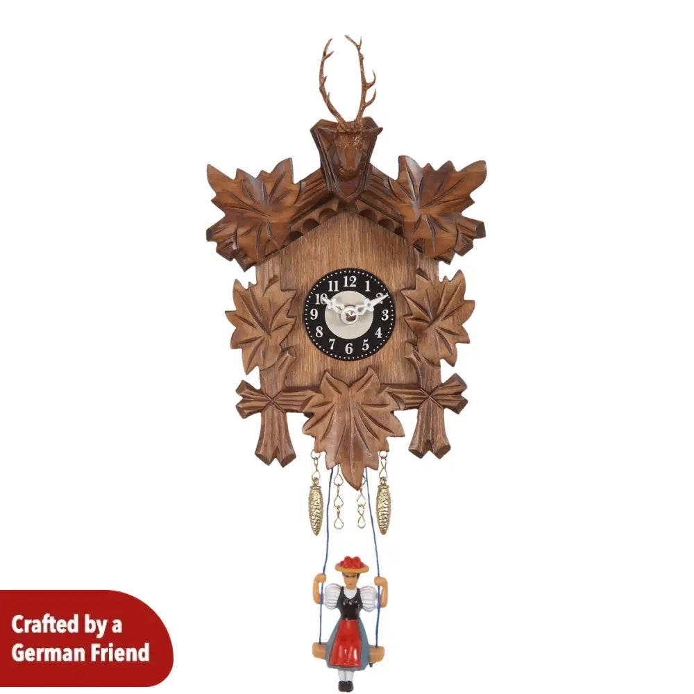 Miniature Quartz Rustic Pendulum Clock