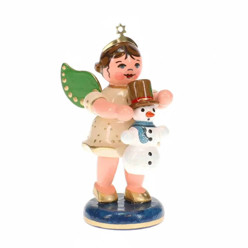 Ornament Angel With Snowman