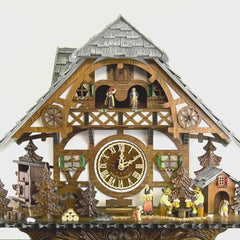 Quartz Beer Drinker Black Forest House Cuckoo Clock