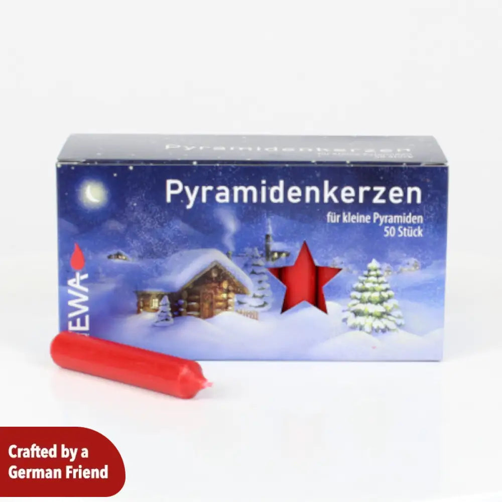 Pyramid Candle Red