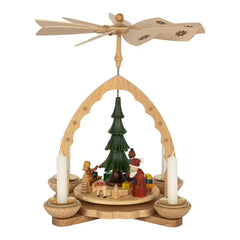 Pyramid - Forest Scene with Children and Gifts Colored