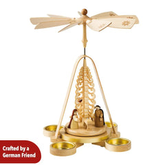 Pyramid - Nativity Scene Natural