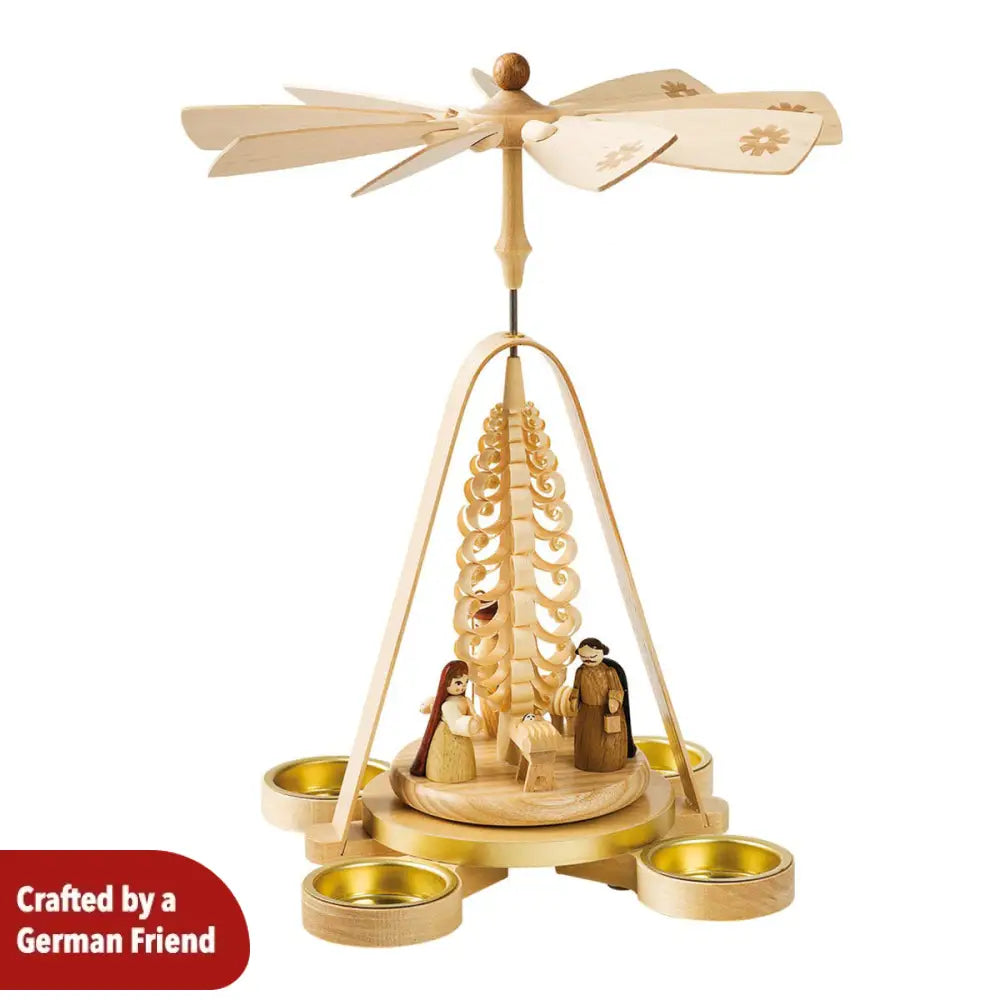 Pyramid - Nativity Scene Natural