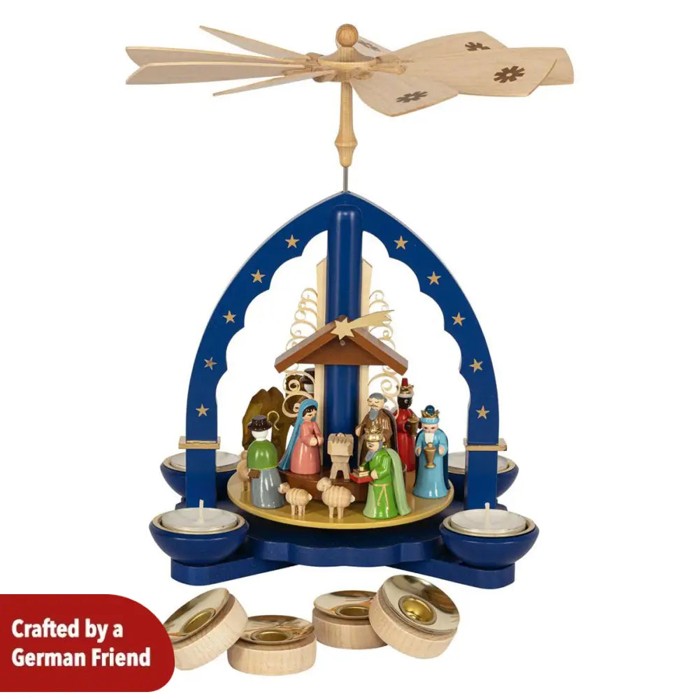 Pyramid – Three Wise Men blue